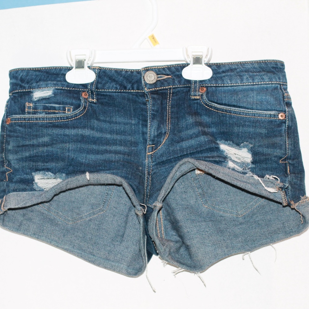 Dark Denim Shorts